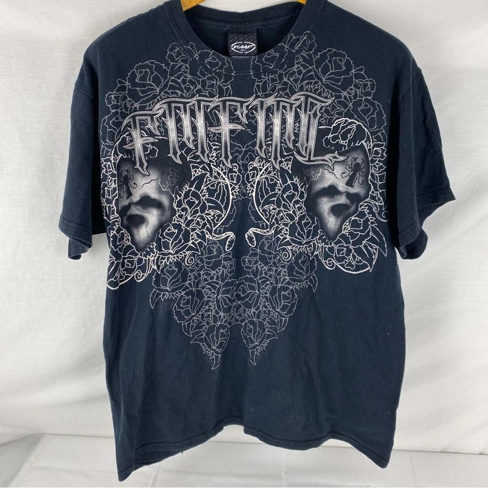 FMF Racing Skull Graphic T-Shirt Black Moto Streetwear